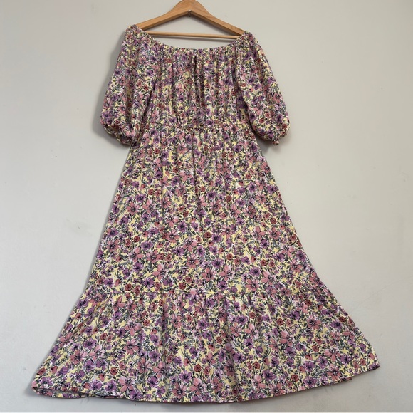 BeBop Long Sleeve Floral Dress - Multicolor - Picture 2 of 16